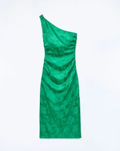 Adele Asymmetric Long Dress