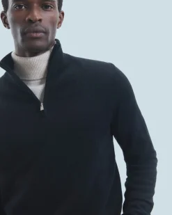 Basic Quarter Zip Neck Sweater