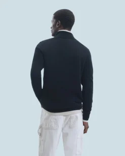 Basic Quarter Zip Neck Sweater