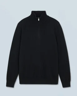 Basic Quarter Zip Neck Sweater