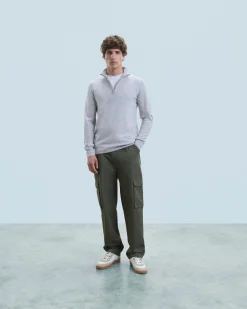 Basic Quarter Zip Neck Sweater