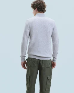 Basic Quarter Zip Neck Sweater