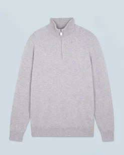 Basic Quarter Zip Neck Sweater