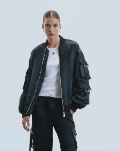 Bomber Satin Jacket