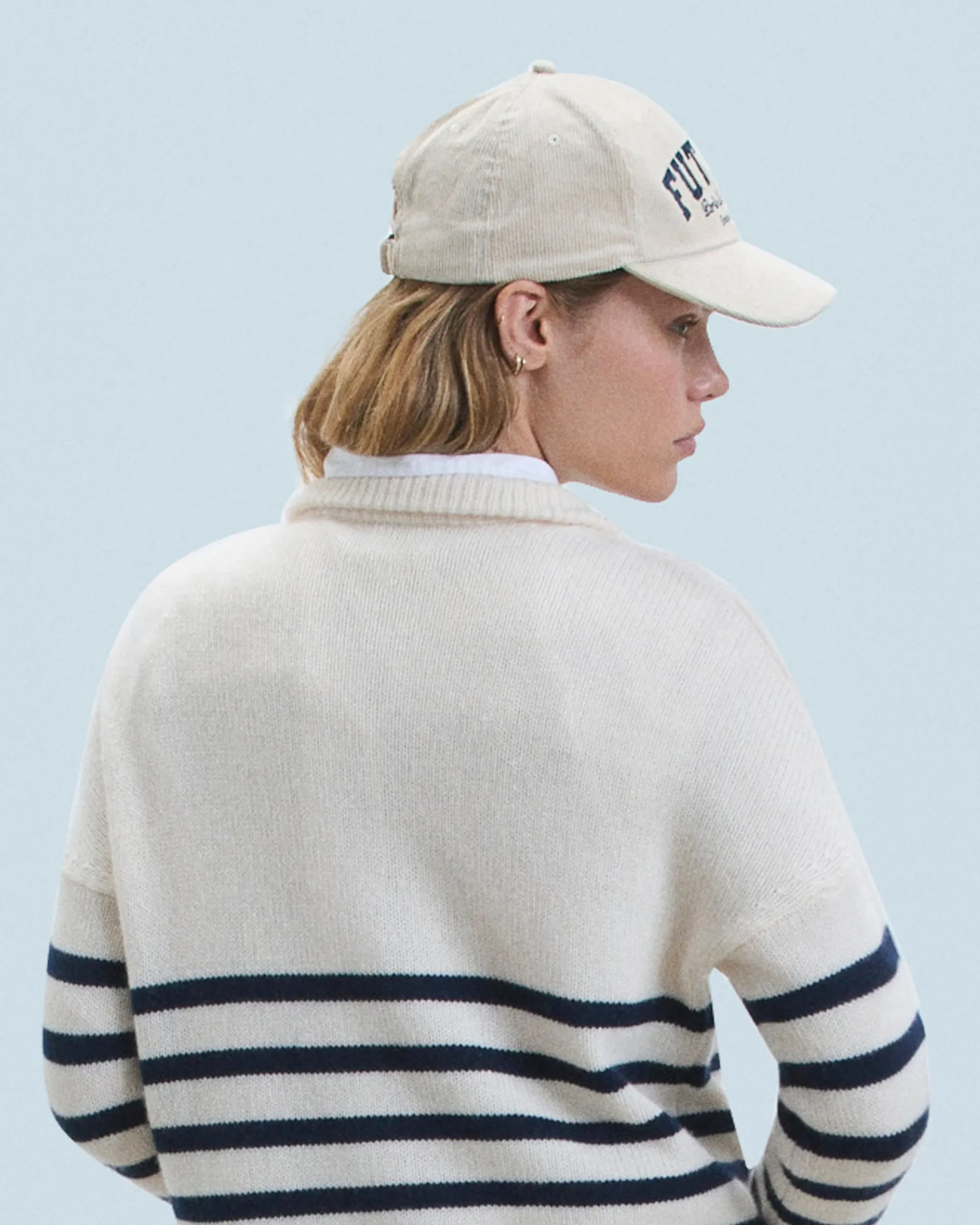 Corduroy Curved Visor Cap