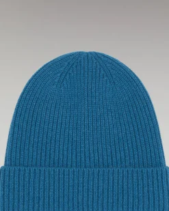 Cuffed Beanie with Small Ribs