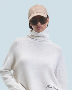 Embroidered Heart Curved Visor Cap
