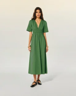 Gianna Short Sleeve Long Dress