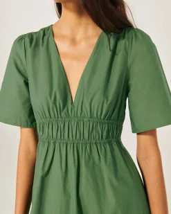 Gianna Short Sleeve Long Dress