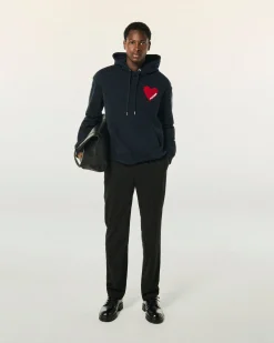 Heart Embroidery Hoodie Sweatshirt