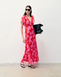 Julia Short Sleeve Long Dress