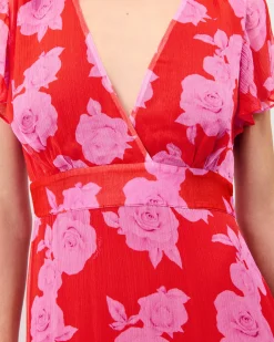 Julia Short Sleeve Long Dress