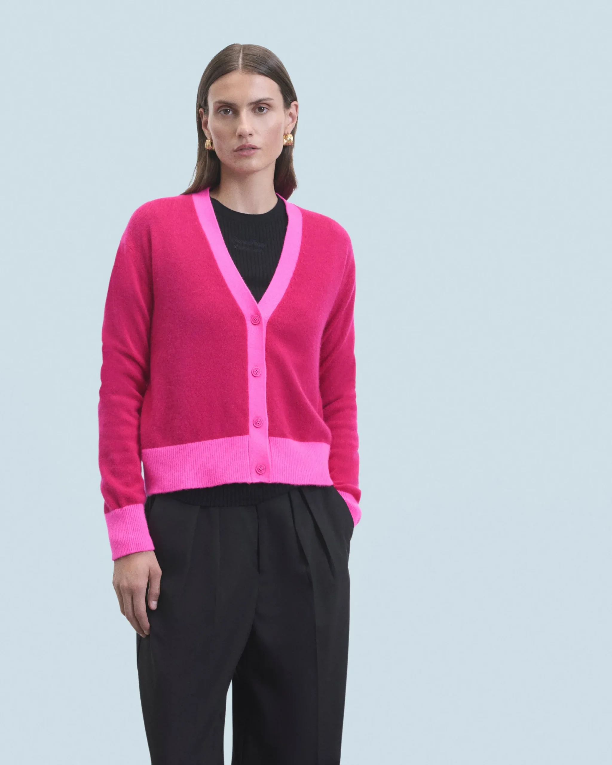 Light Bicolor Cardigan