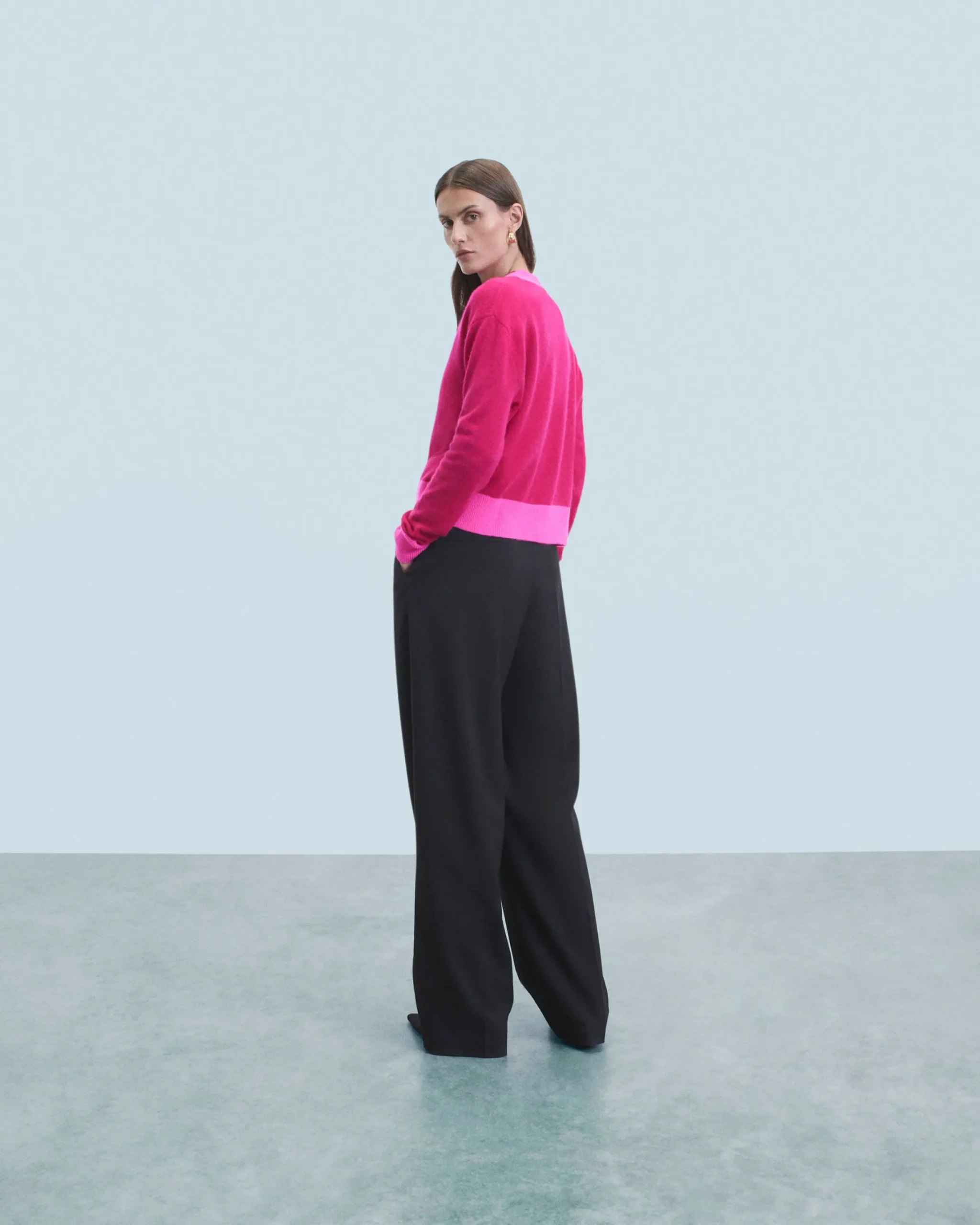 Light Bicolor Cardigan