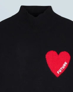 Light Heart Mock Neck Sweater