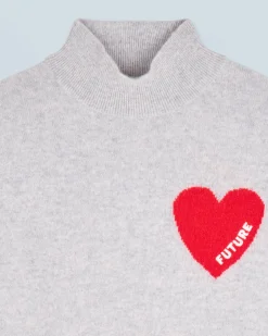 Light Heart Mock Neck Sweater
