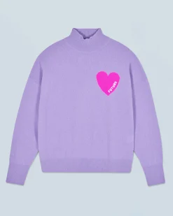 Light Heart Mock Neck Sweater