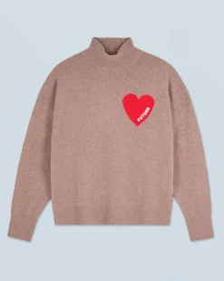 Light Heart Mock Neck Sweater