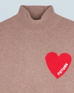 Light Heart Mock Neck Sweater