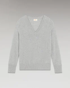Lightweight Oversized V-Neck Sweater