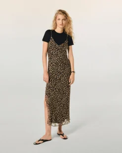 Long Chiffon Strap Dress