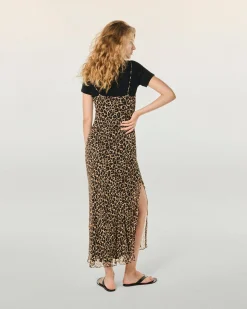 Long Chiffon Strap Dress
