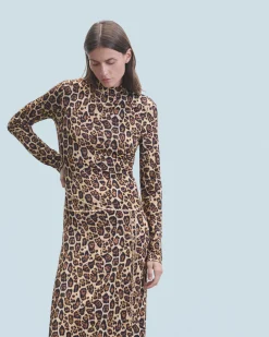 Long Jersey Long Sleeve Dress