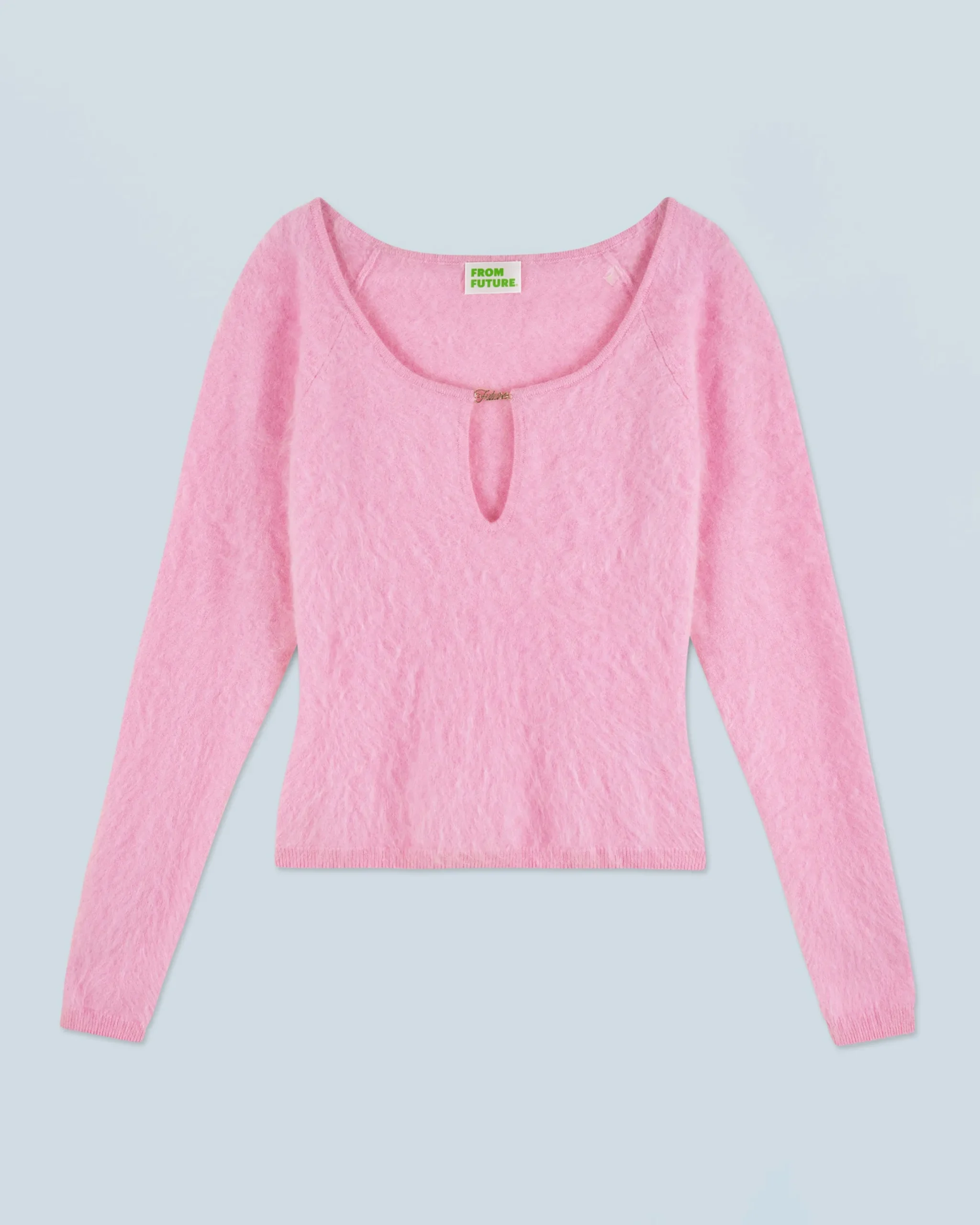 Long Sleeve Brushed Cashmere Top