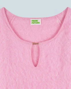 Long Sleeve Brushed Cashmere Top