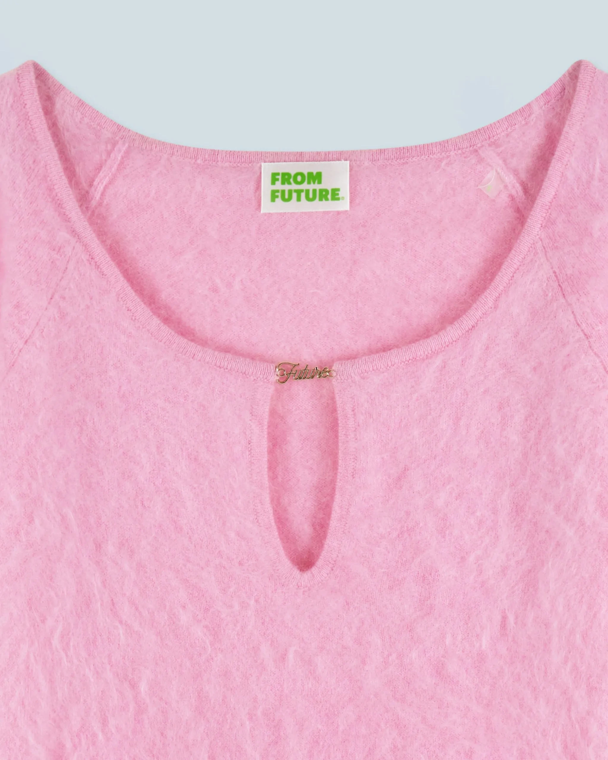Long Sleeve Brushed Cashmere Top