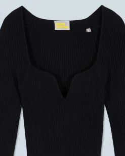Long Sleeve Sweetheart Neckline Long Dress
