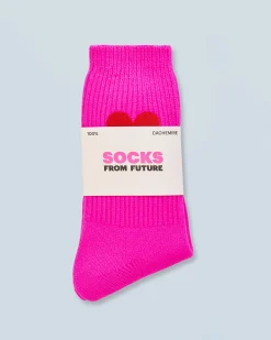 Mid-Calf Heart Socks