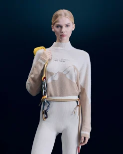 Mock Neck Ski Sweater