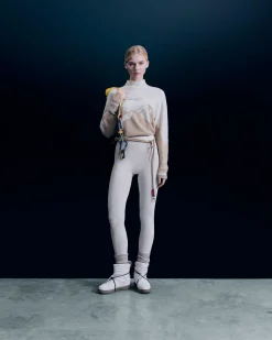 Mock Neck Ski Sweater