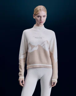 Mock Neck Ski Sweater