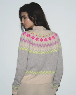 Norwegian Mock Neck Sweater
