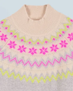 Norwegian Mock Neck Sweater