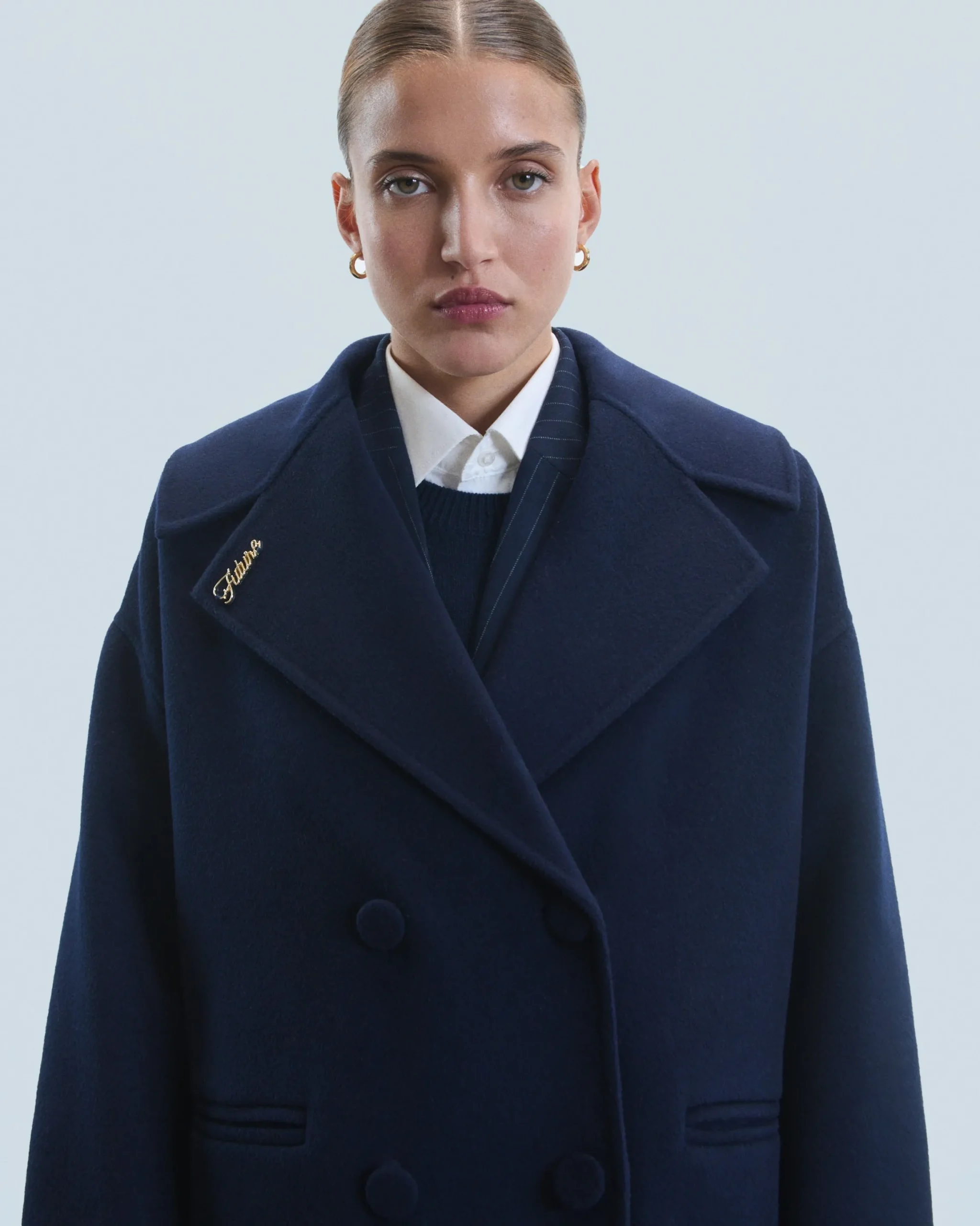 Outerwear Double-Breasted Coat