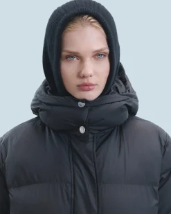 Outerwear Long Down Jacket