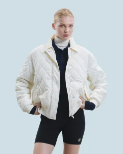 Outerwear Quilted Bomber Jacket