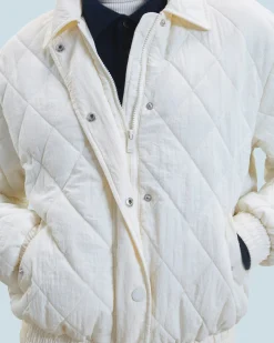 Outerwear Quilted Bomber Jacket
