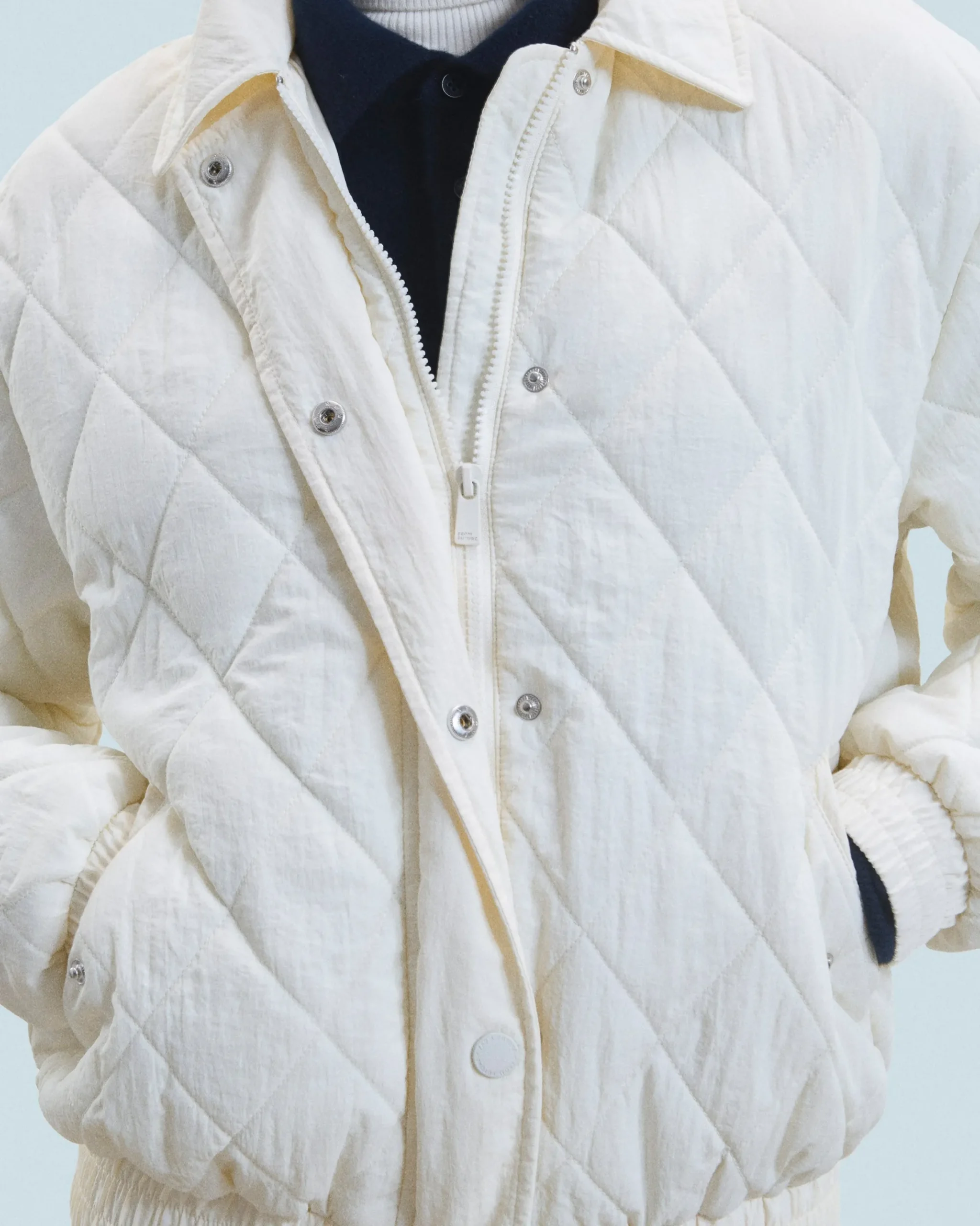 Outerwear Quilted Bomber Jacket