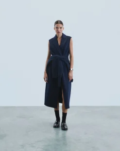 Outerwear Sleeveless Coat