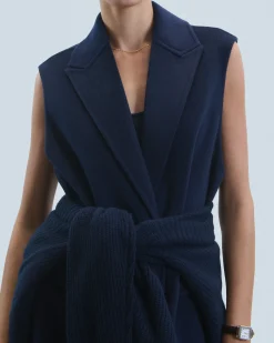 Outerwear Sleeveless Coat