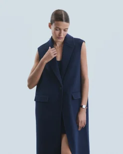Outerwear Sleeveless Coat