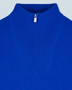 Oversized Quarter Zip Neck Sweater