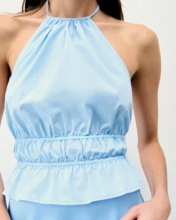 Poplin Strap Top