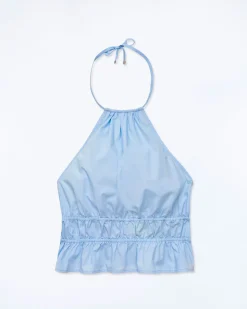 Poplin Strap Top