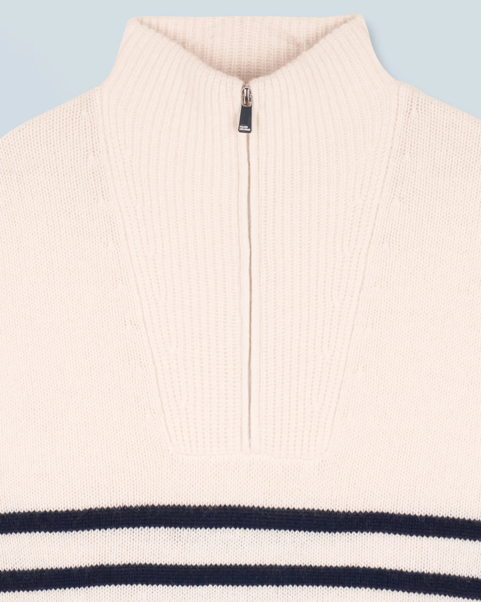 Quarter Zip Marinière Sweater