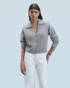 Ribbed Cardigan Sweater